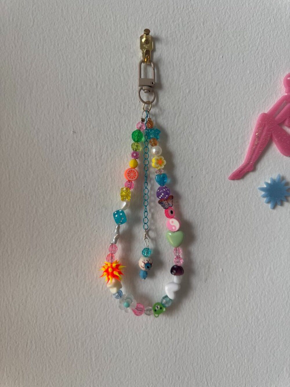 THE PISCES EYEBALL BAG CHARM